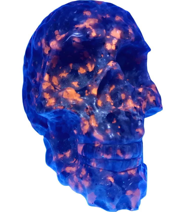 574G Yooperlite Crystal Skull