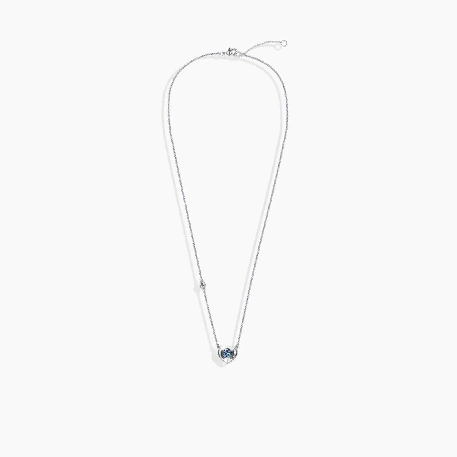 Alexandrite Heart Pendant Necklace in Sterling Silver - Irosk Australia®