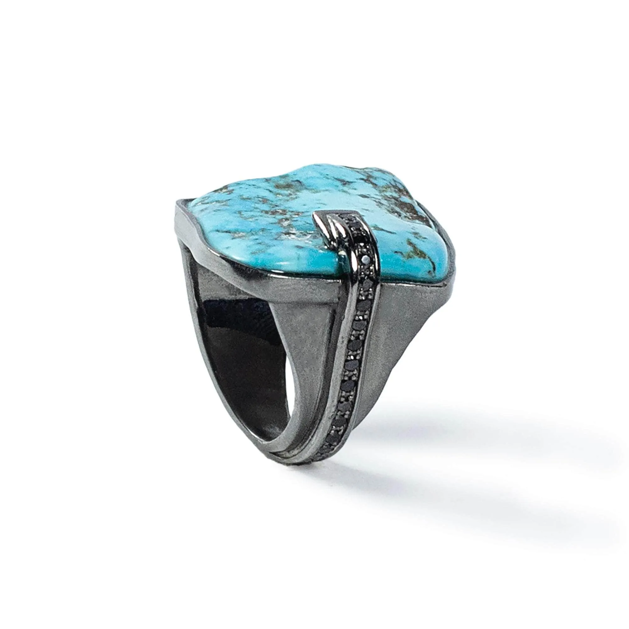 Ataeru Turquoise and Spinel Ring