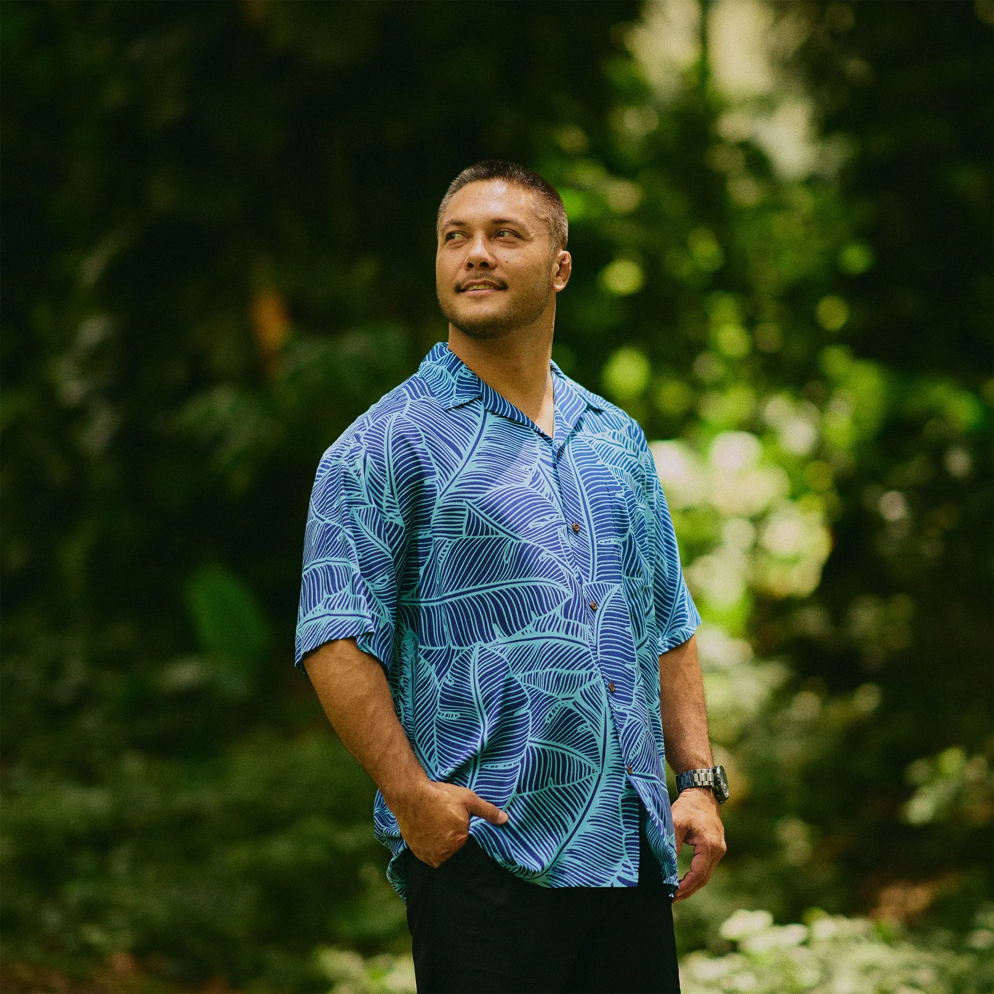 Banana Leaf Aloha Shirt