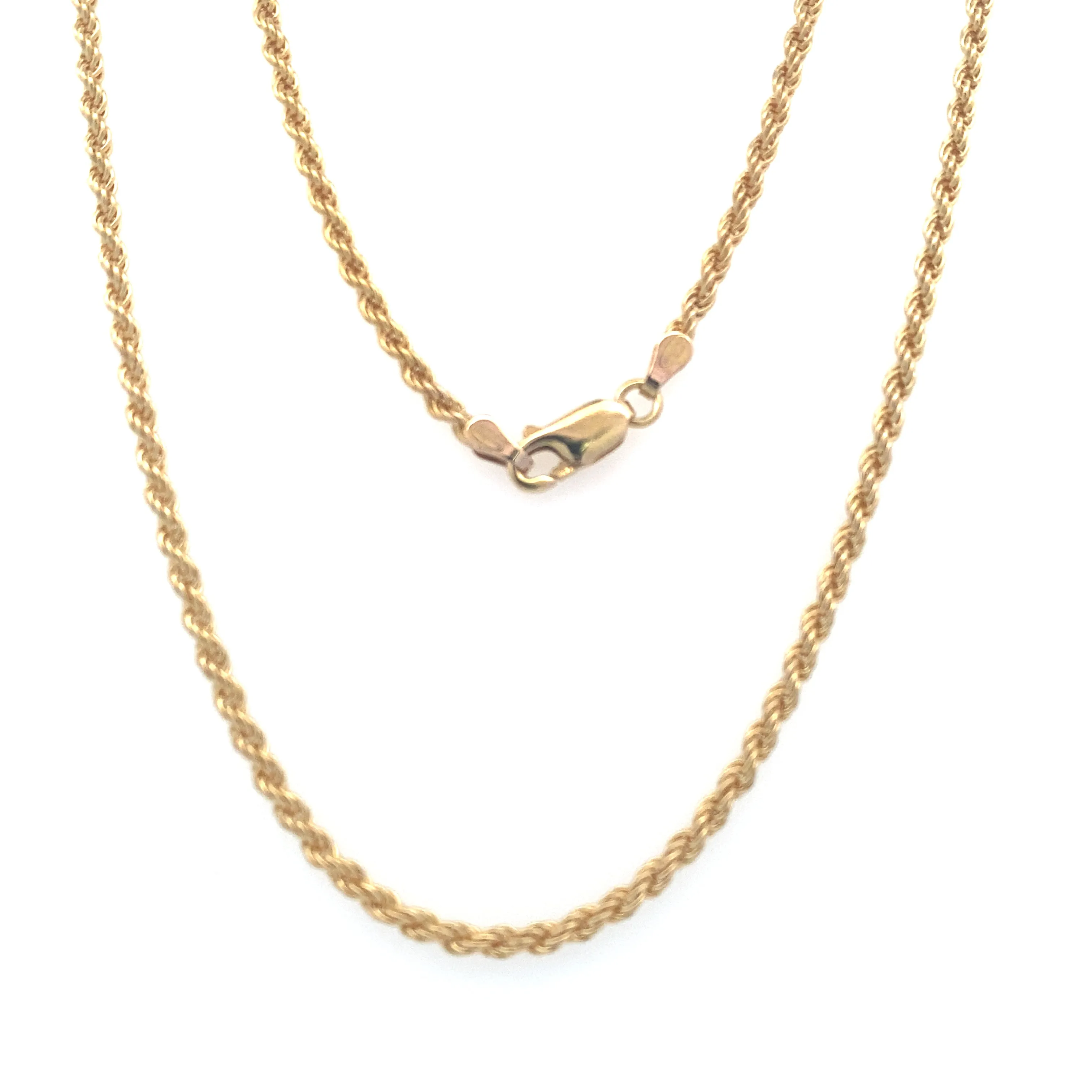 BCJ Estate Jewelry Yellow Gold Fancy Link Rope Necklace