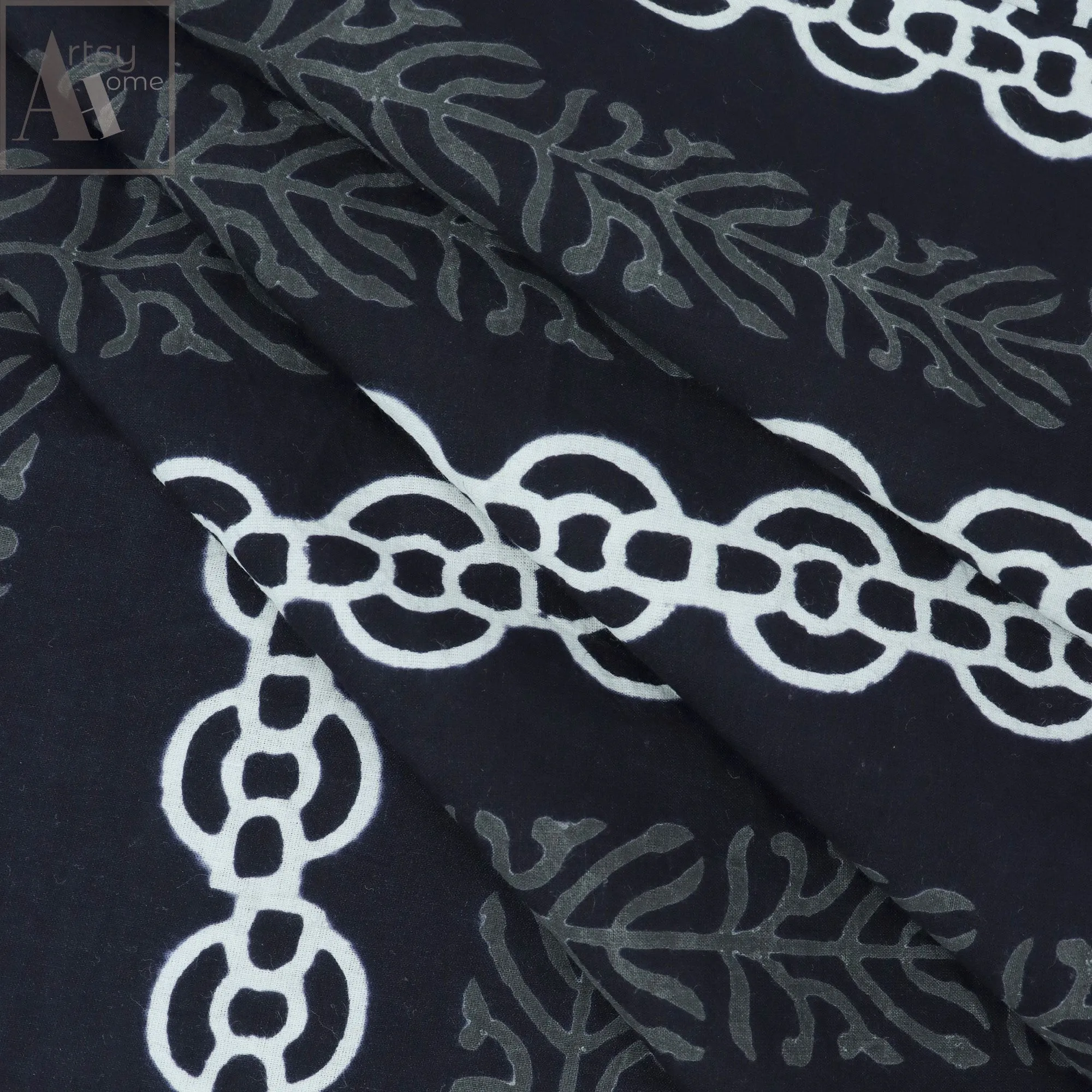 Black And White Print Fabric