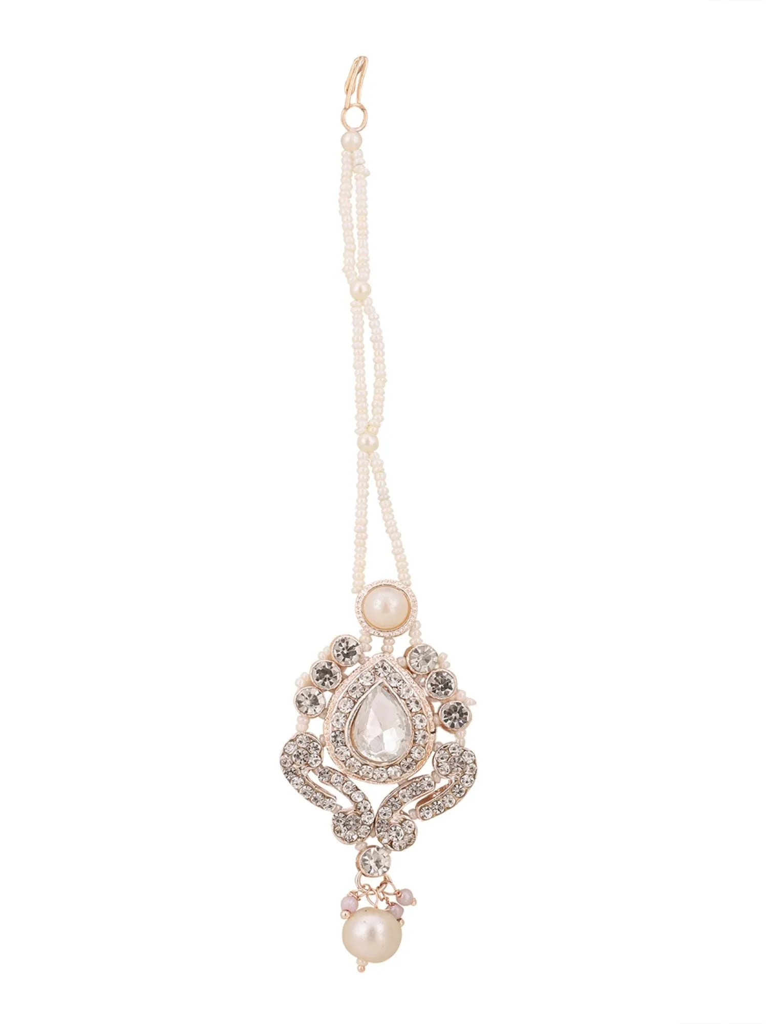 Brass White Adornments - Timeless Beauty In Pure White - Anikas Creation