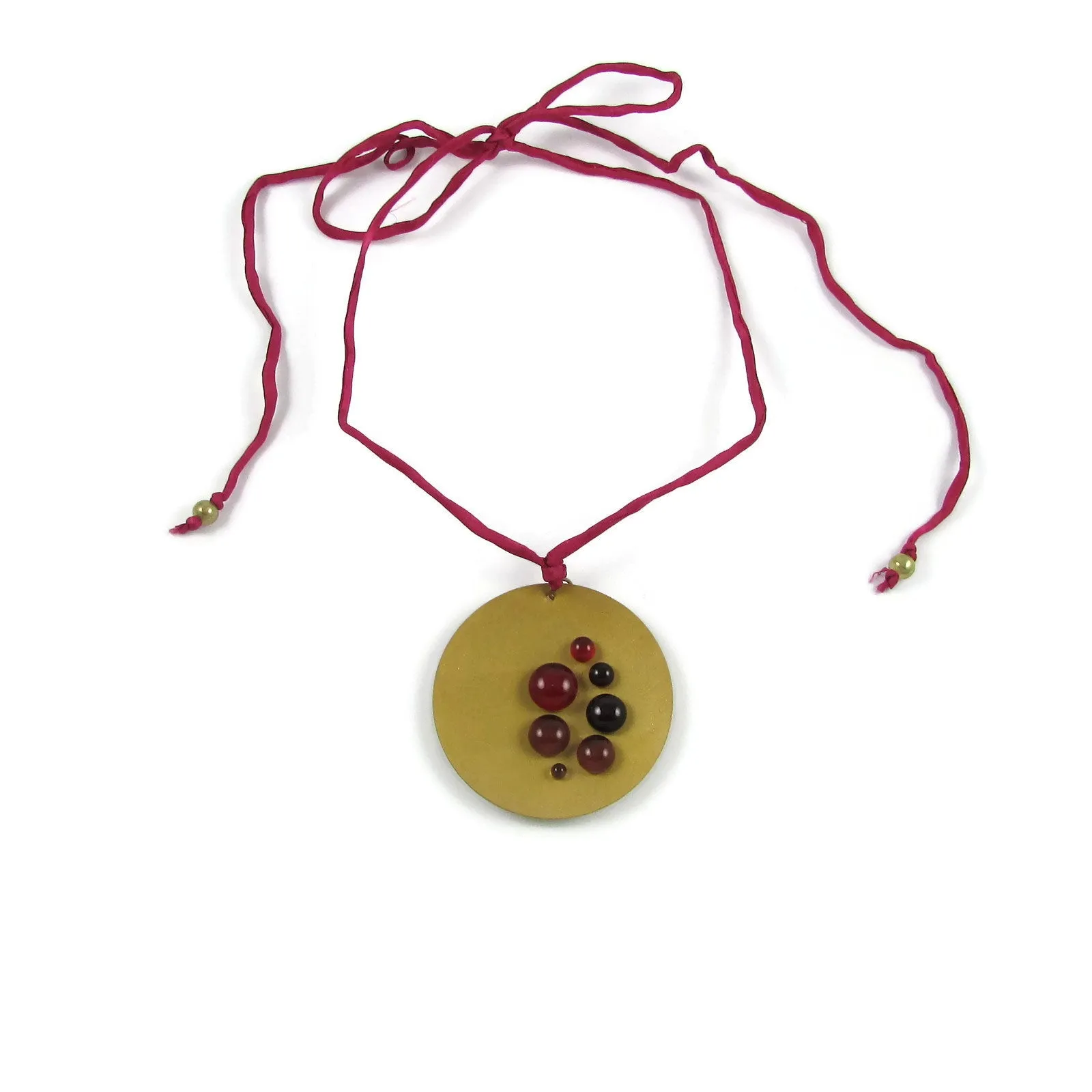 Cazuela Necklace - Red