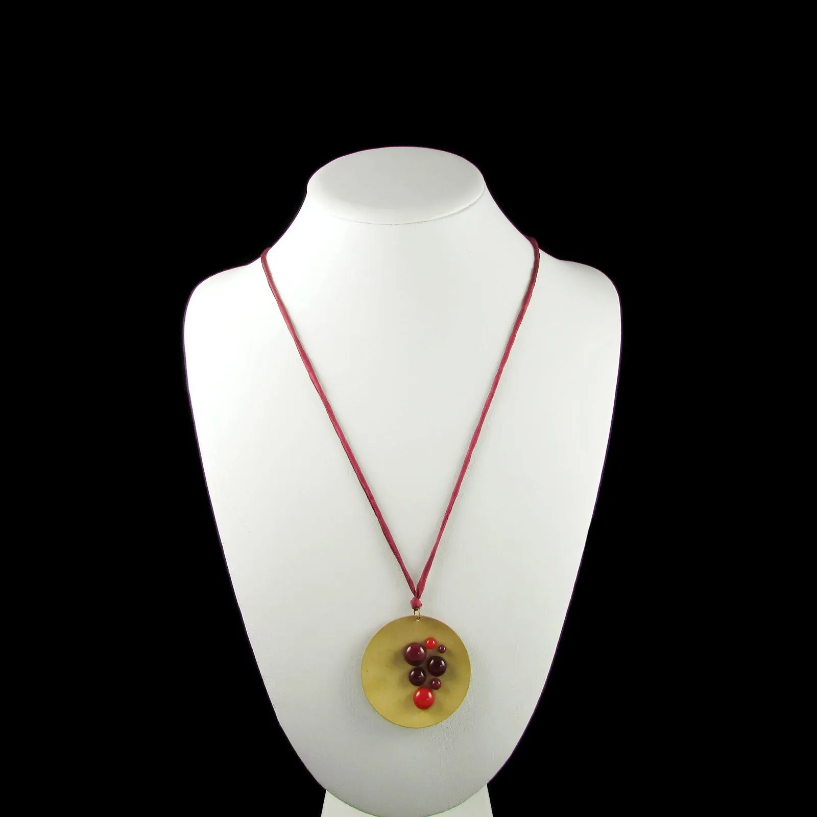 Cazuela Necklace - Red