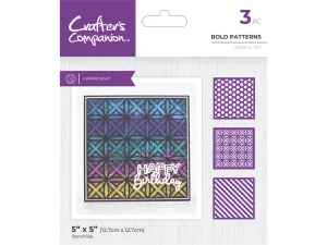 Crafter's Companion Stencils - Bold Patterns