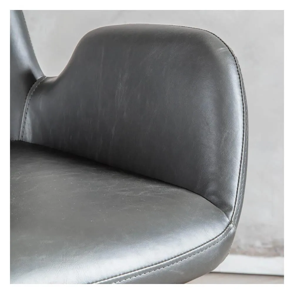 Faraday Swivel Chair Charcoal