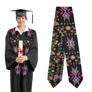 Floral and Geometric Dance 03 Graduation Stole