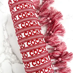 Go Cocks Embroidered Bracelet