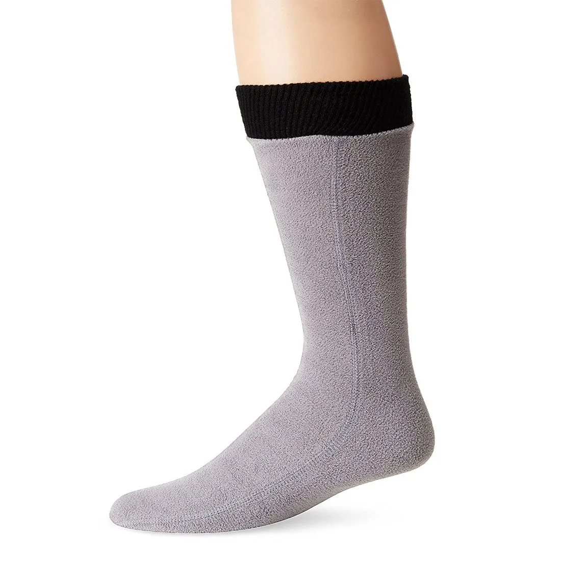 Hot Headz Polarex Fleece Socks - Medium Grey - Perfect for Winter Warmth