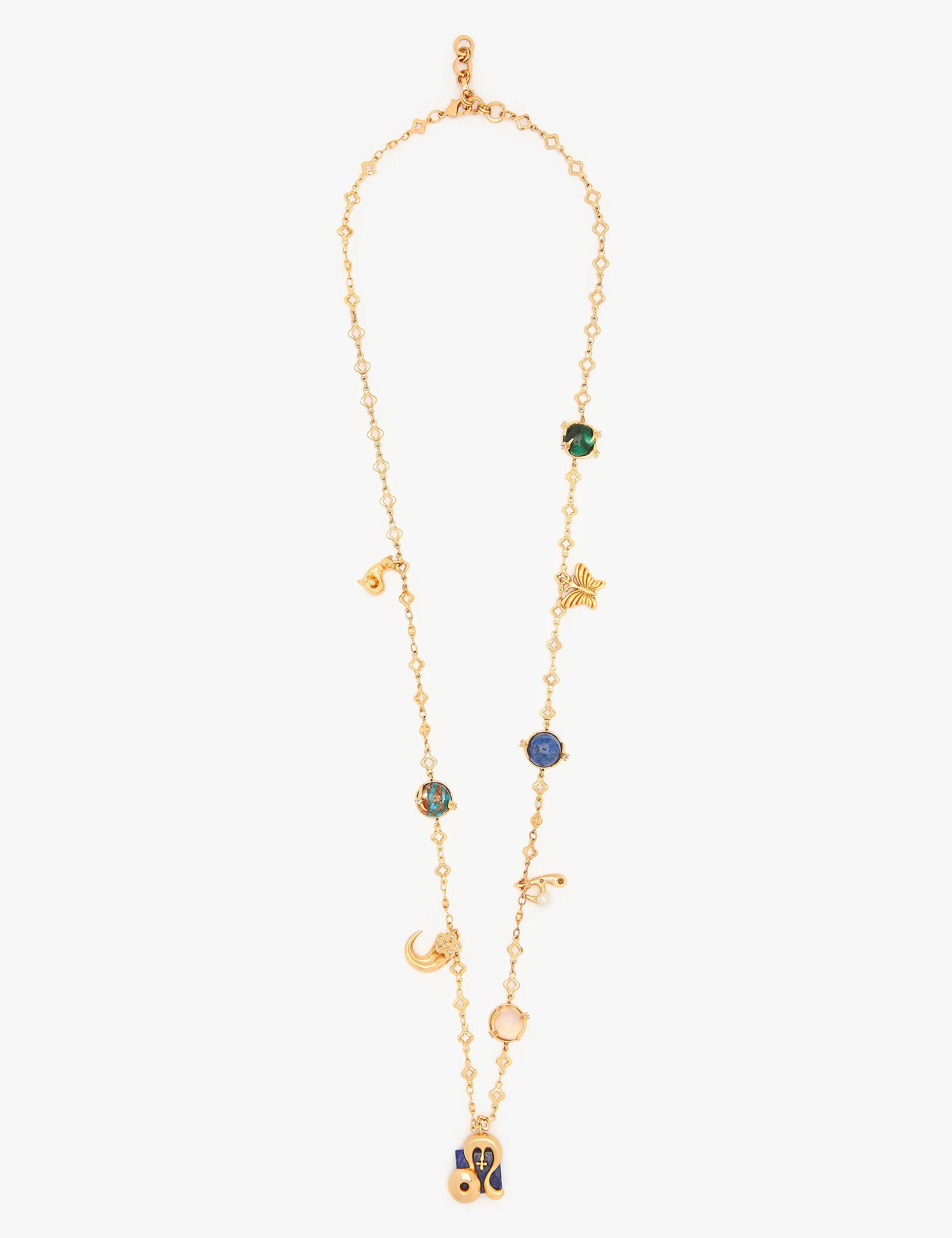 Leo Vintage Celestial Halo Necklace