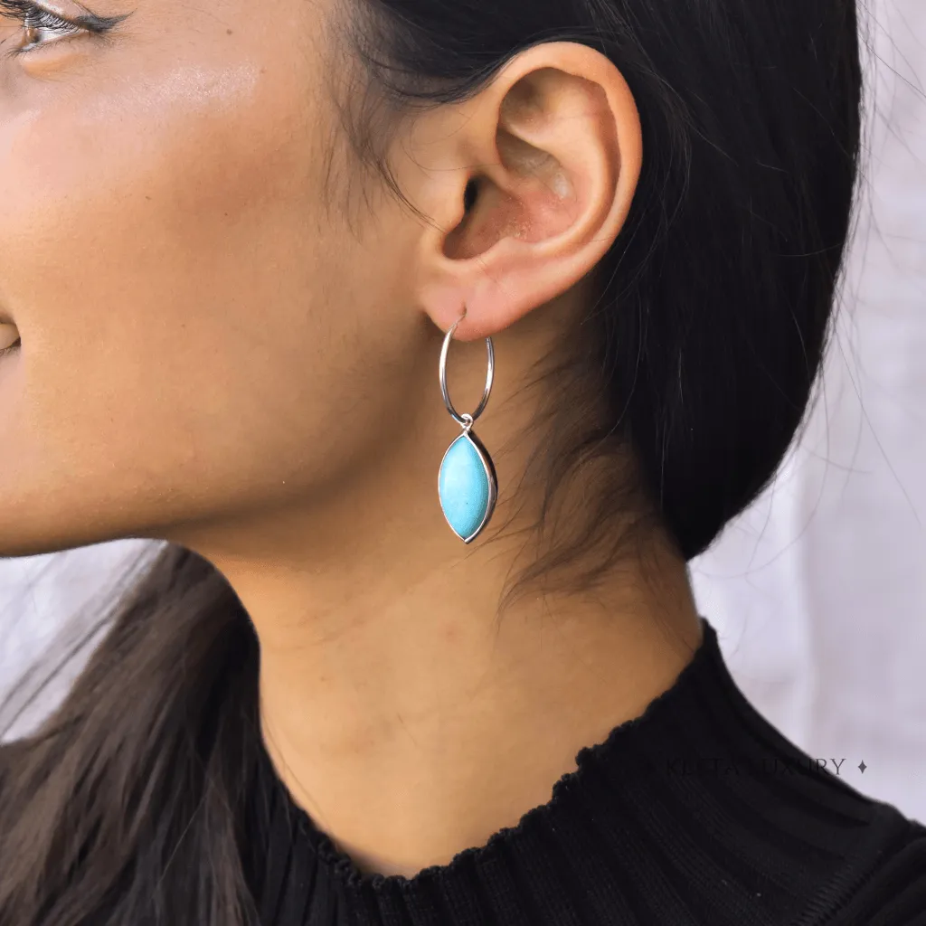 Marquise Swank - Turquoise Earrings