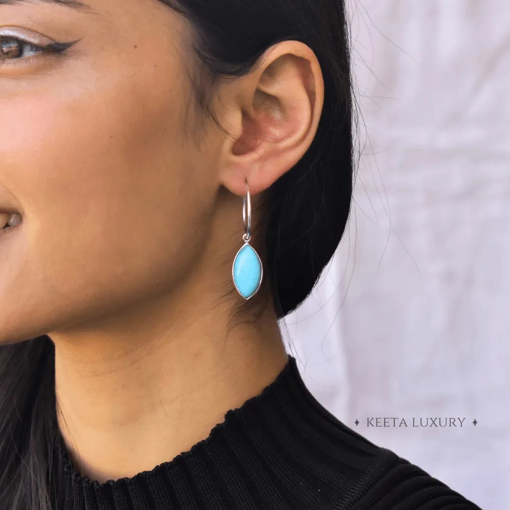 Marquise Swank - Turquoise Earrings