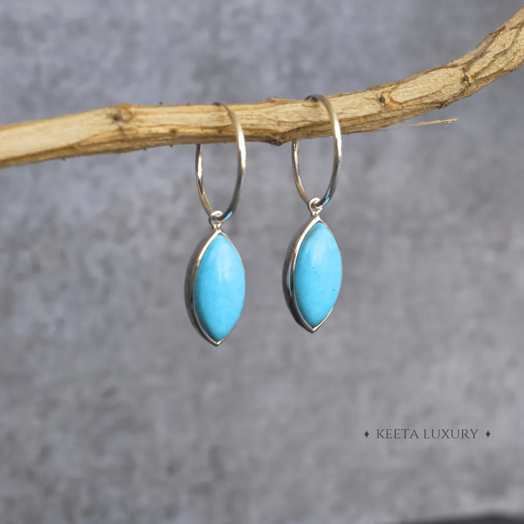 Marquise Swank - Turquoise Earrings