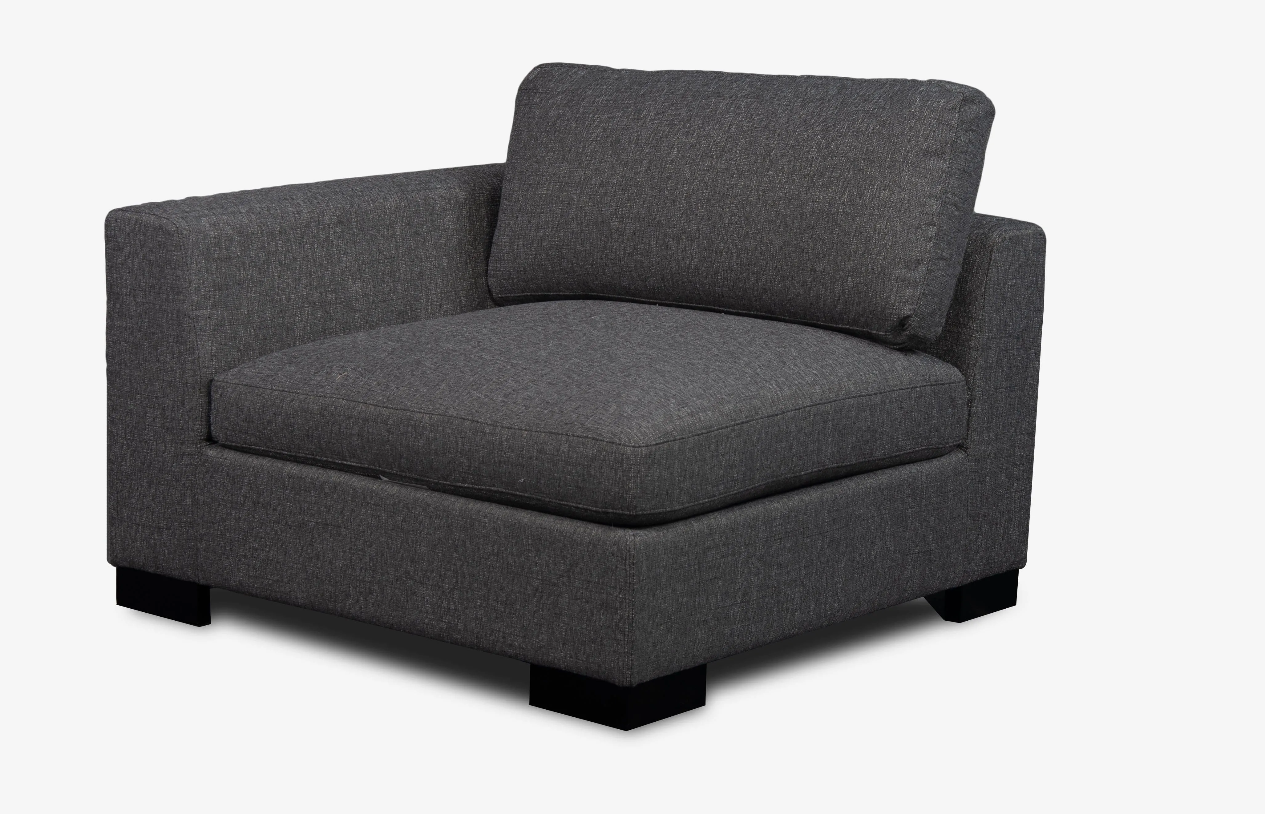 Ocean Fabric modular Lounge- 1S with Arm - Beige/ Grey