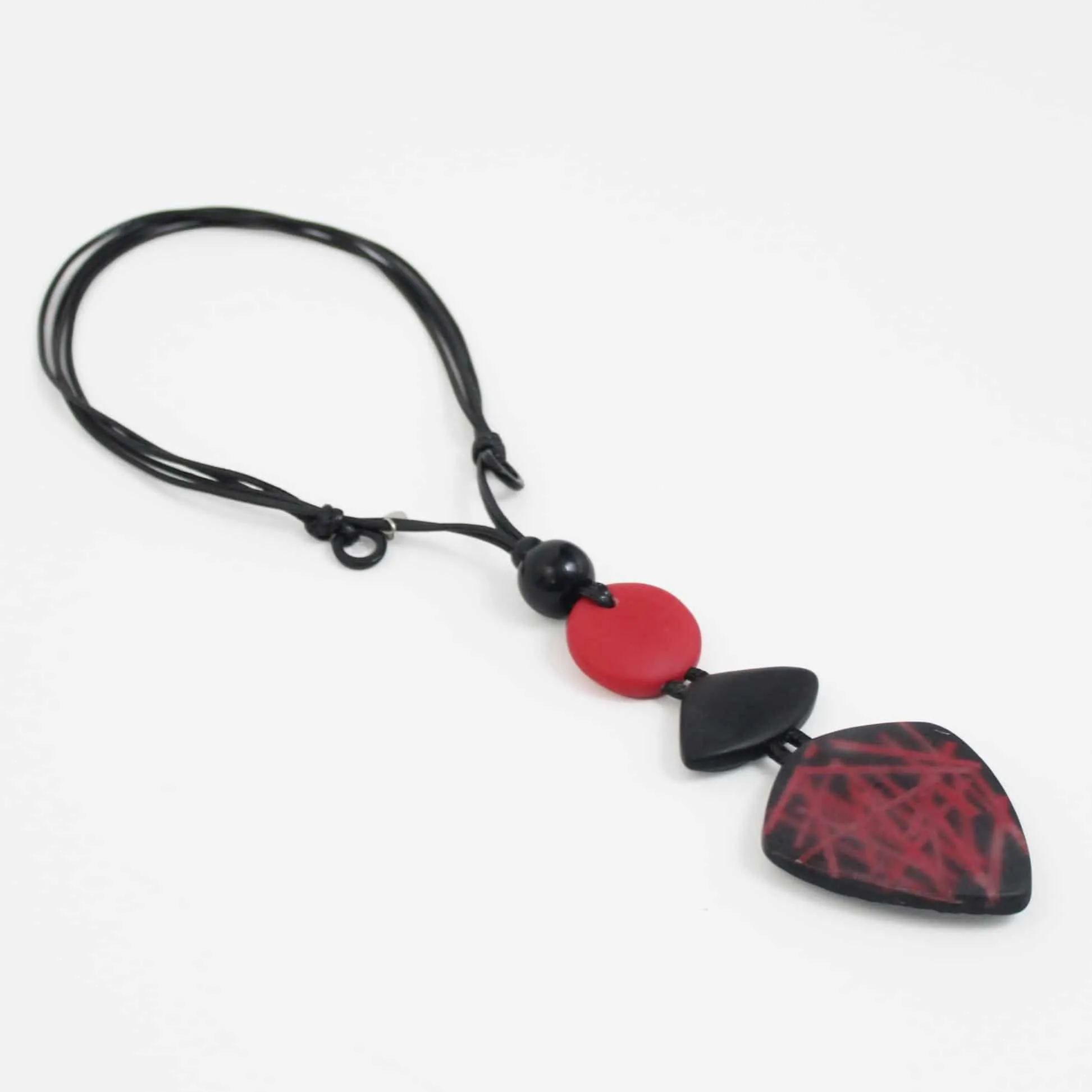 Red and Black Abigail Necklace