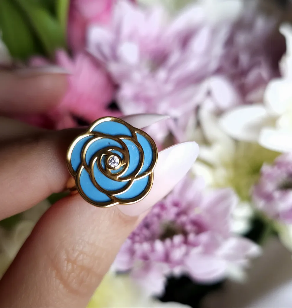 Rose- Ring (Turquoise)