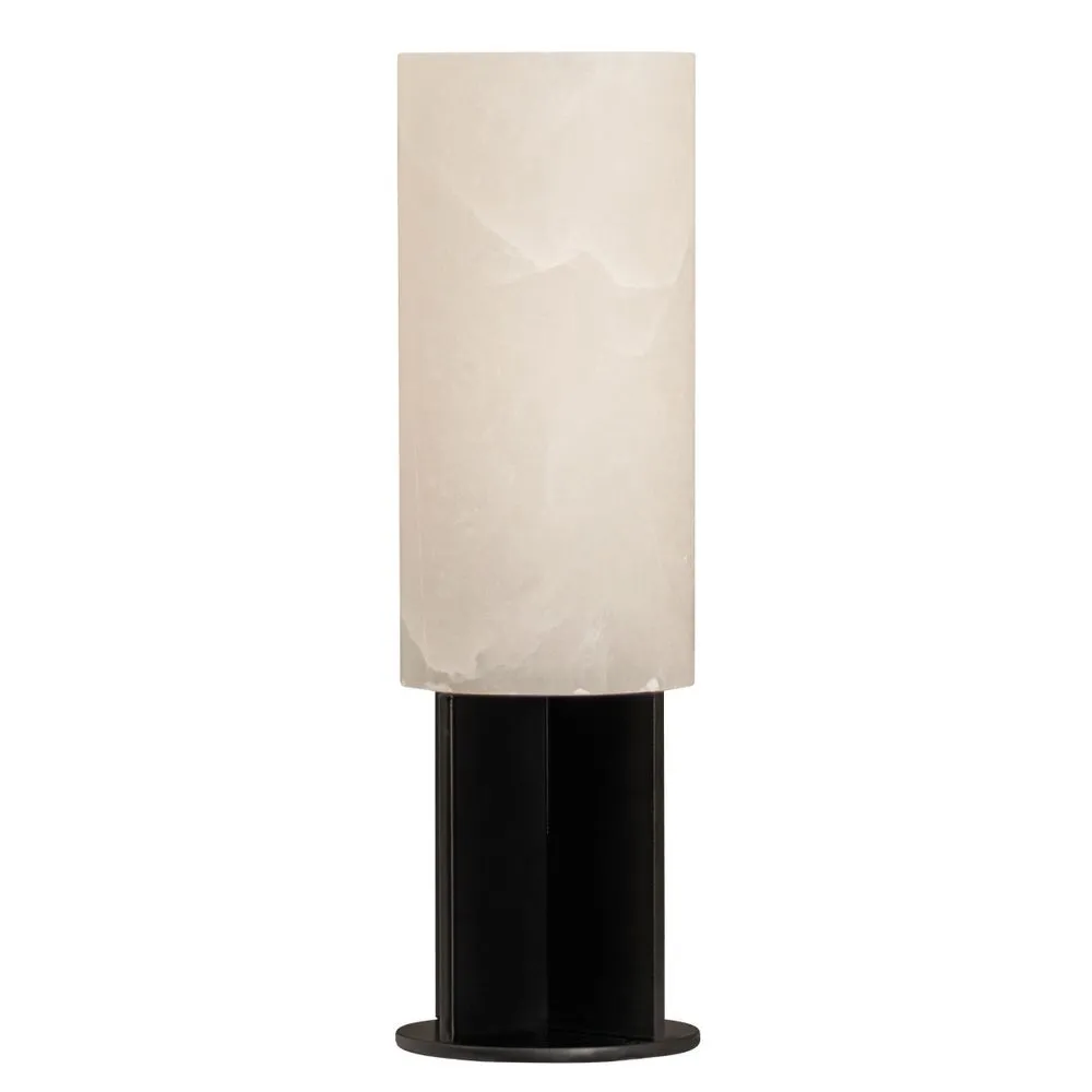 Samara Alabaster Table Lamp - Black