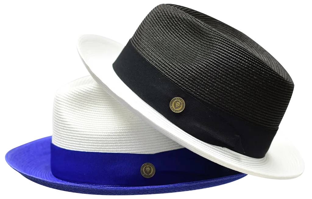 Santiago | Two Tone Straw Fedora