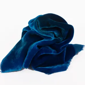 Silk Rayon Velvet - Ocean Blue DL 38