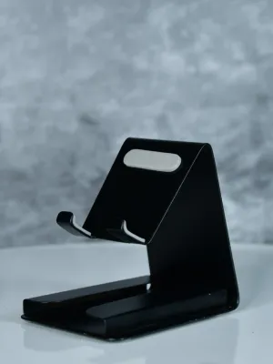 Sowpeace - White Padded Metal Phone Stand with Card Holder