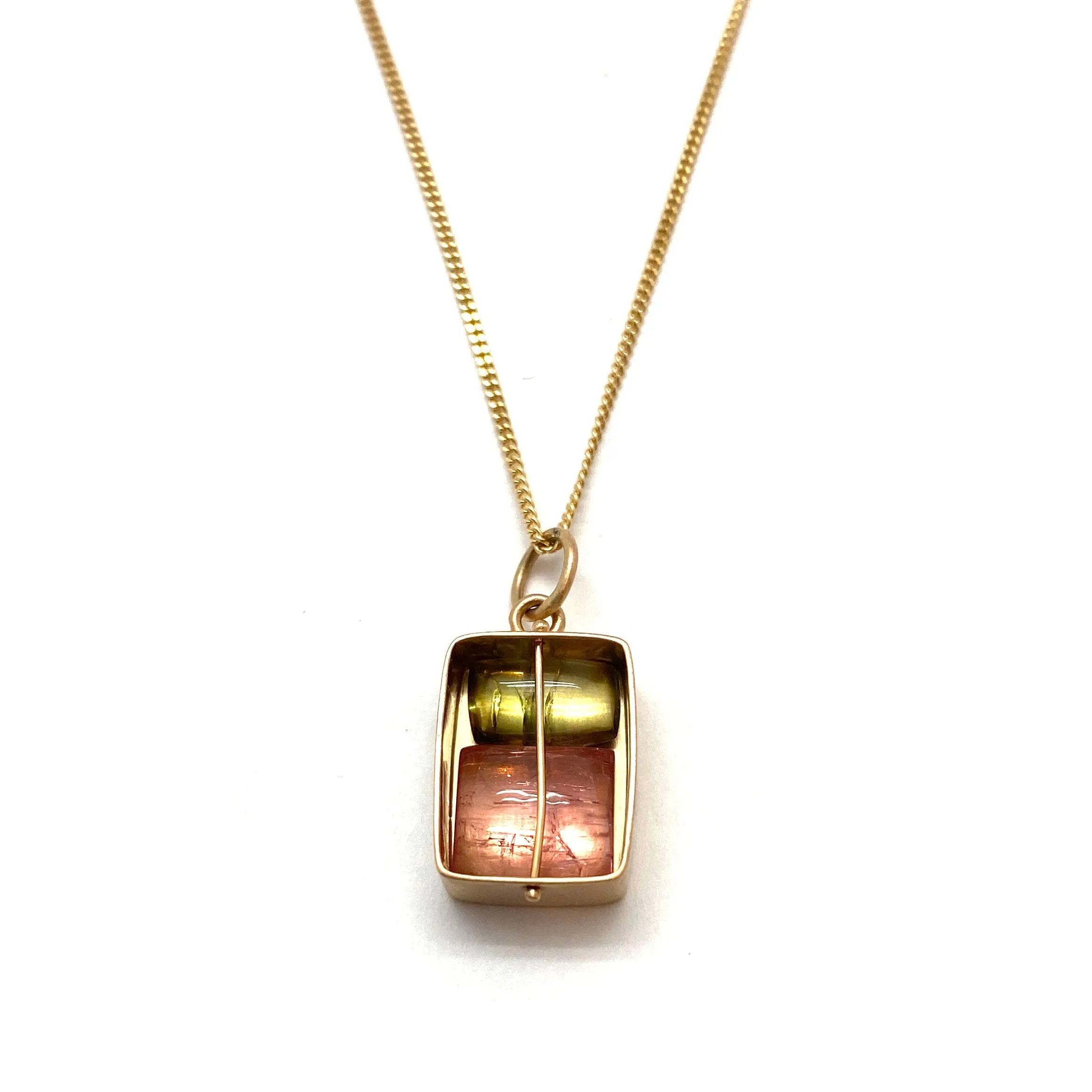 Stacked Tourmaline Necklace