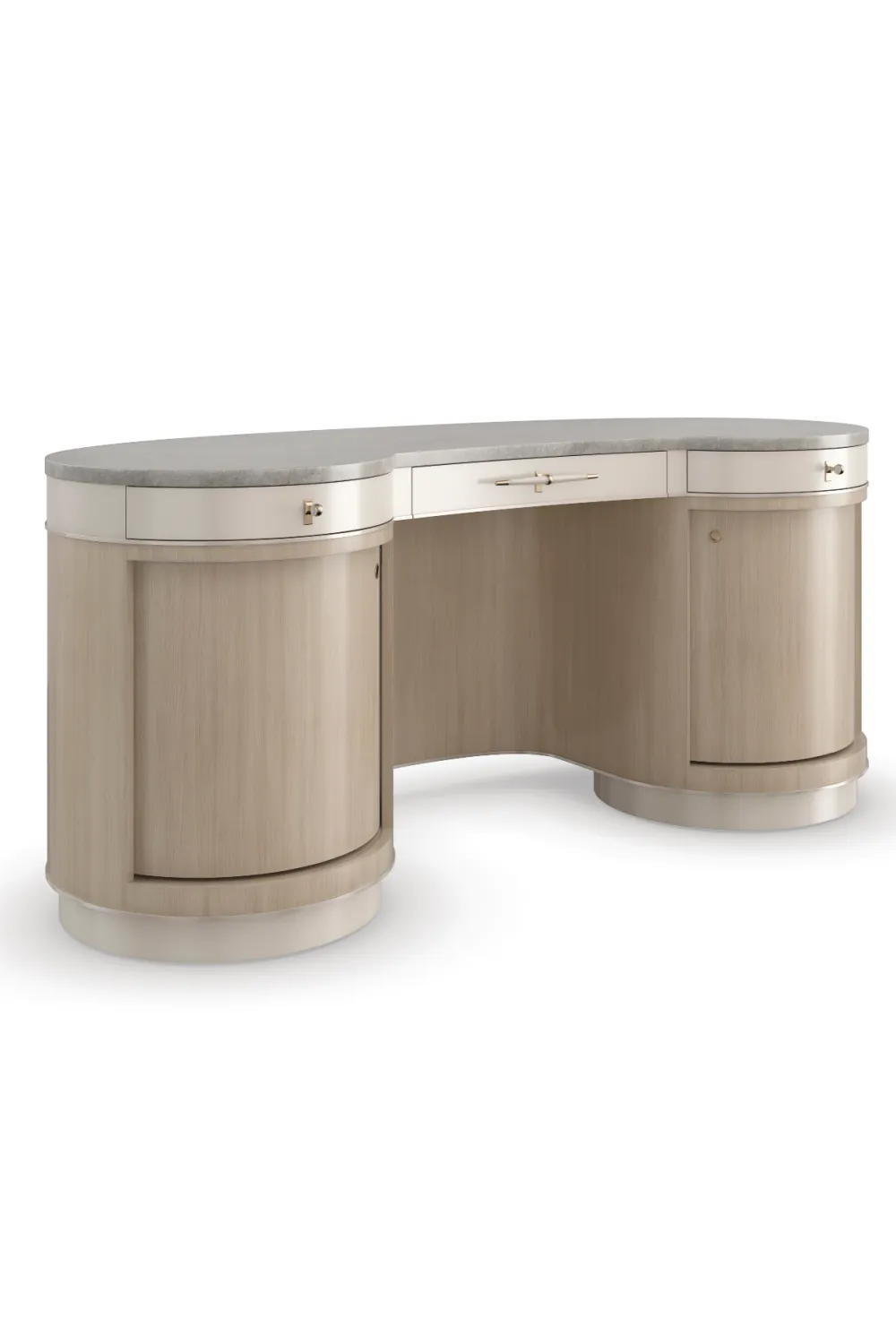 Swivel Shelf Dressing Table | Caracole Vanity Fair