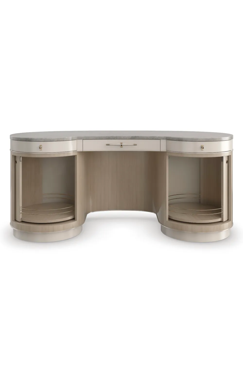 Swivel Shelf Dressing Table | Caracole Vanity Fair