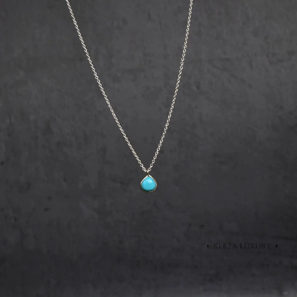 Tranquil Gem - Turquoise Necklace