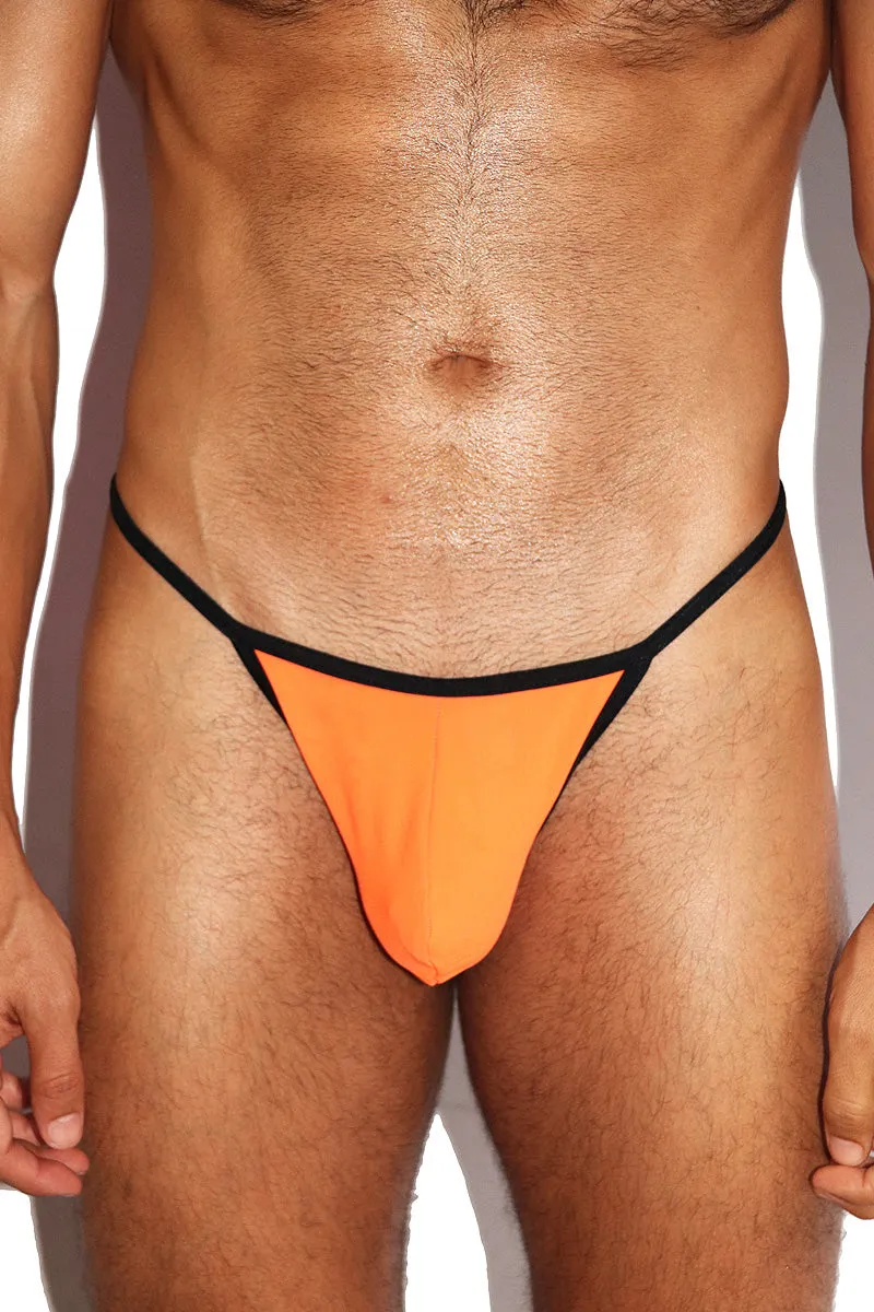 Treat Dangle G-String- Orange