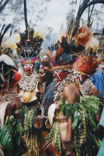 Unique Older Nassa Shells & Black Beads Necklace, Body Ornament and Currency, Trade Item,  Worn during Festivals, Initiations, Rites of passage or used for payments, bride price etc…  Highlands of Papua New Guinea. NECK46