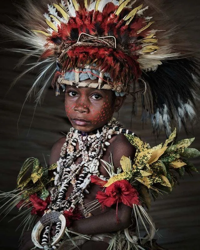 Unique Older Nassa Shells & Black Beads Necklace, Body Ornament and Currency, Trade Item,  Worn during Festivals, Initiations, Rites of passage or used for payments, bride price etc…  Highlands of Papua New Guinea. NECK46