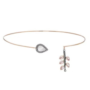 Water Stream - Choker with Diamonds