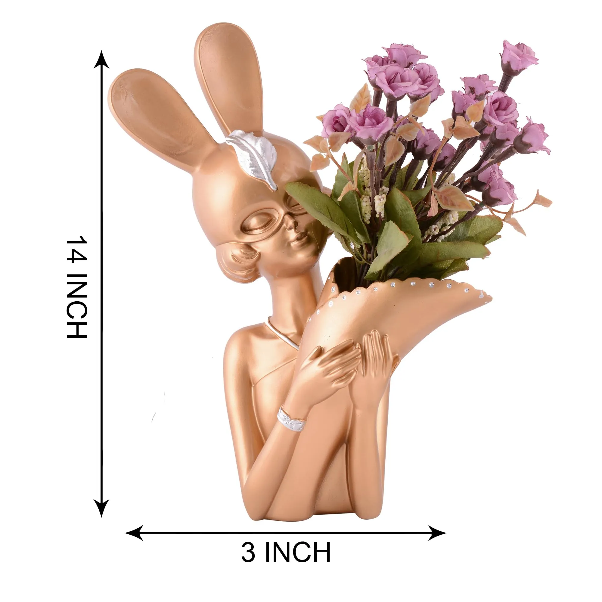 zart DIY Decorative Flower Vases for Living Room, Bedroom, Kitchen, Dining Room, Office, Home Decor